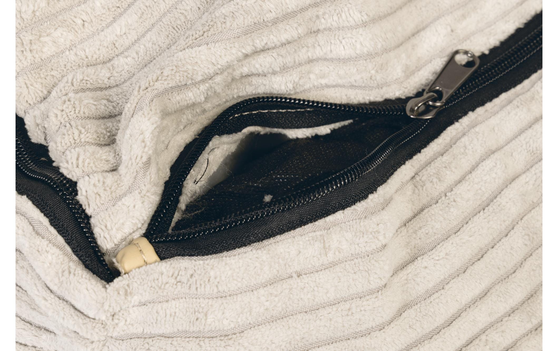 Designed by Lotte Hunde-Bett Ribbed Hellgrau 95x80x23cm