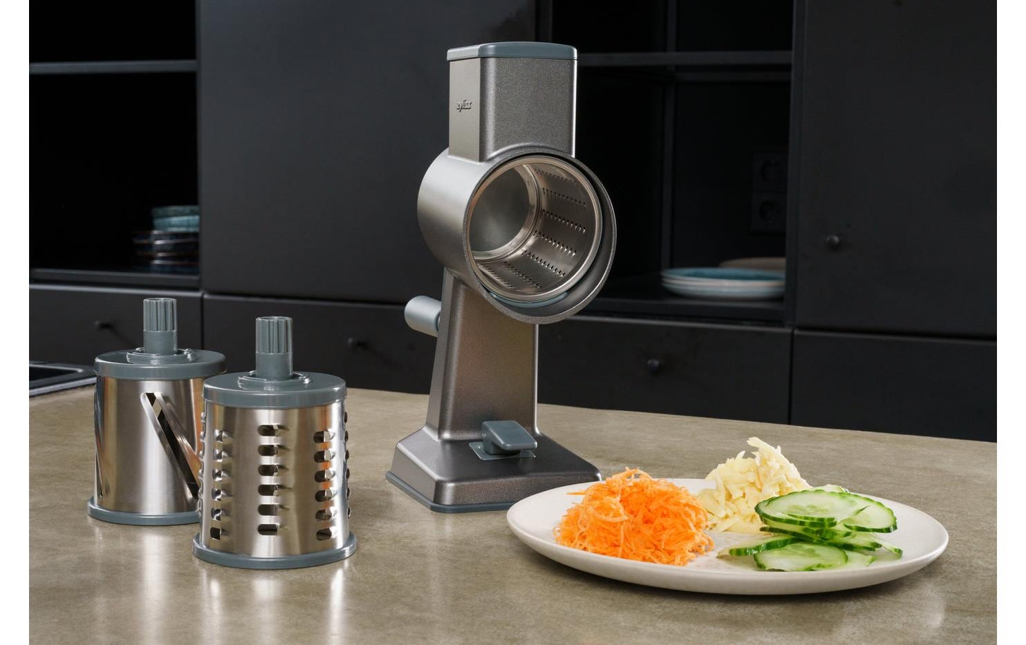 Zyliss Trommelreibe Gourmet Grau/Silber