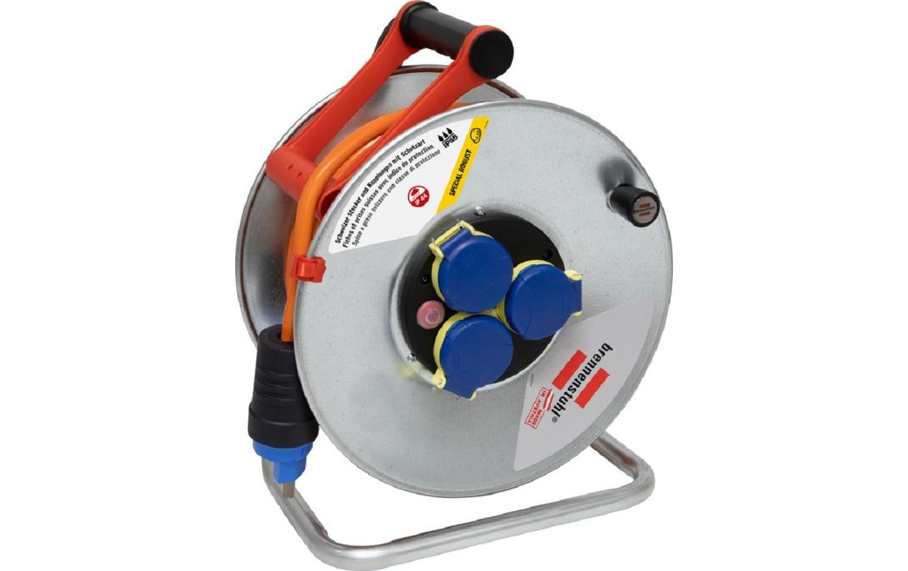 Brennenstuhl Baustellen-Kabelrolle Garant SK 290 25 m 3x T23