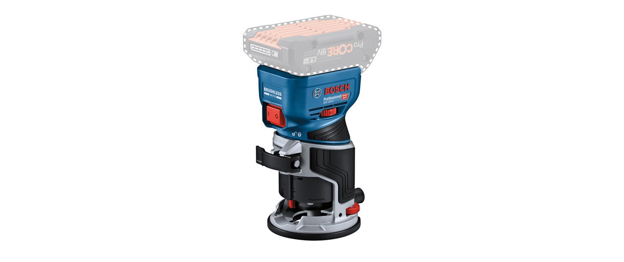 Bosch Professional Akku-Kantenfräse GKF 18 V-8 Taucheinheit TE 600 in L-BOXX Bosch Professional Akku-Kantenfräse GKF 18 V-8 Taucheinheit TE 600 in L-BOXX