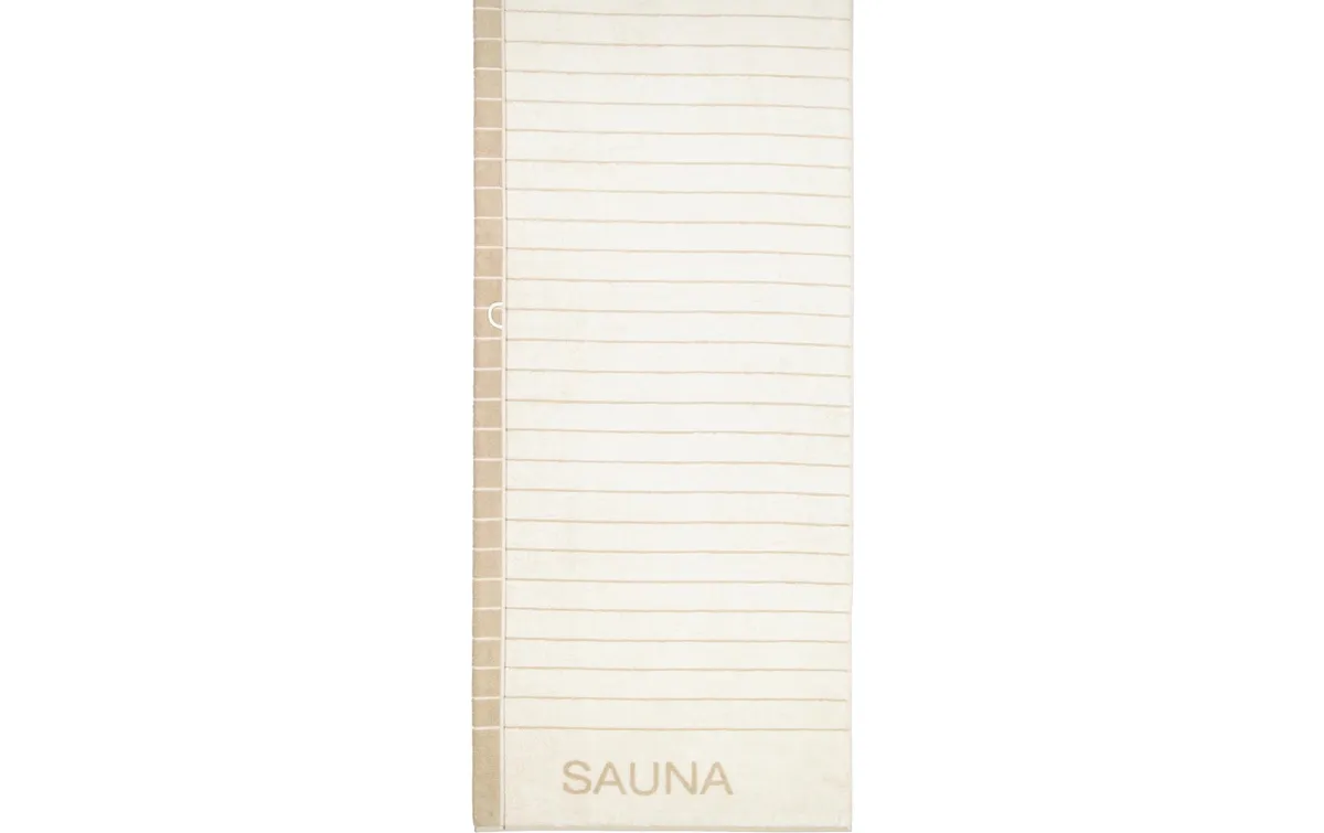 Cawö Saunatuch Balance Doubleface 80 x 200 cm, Natur