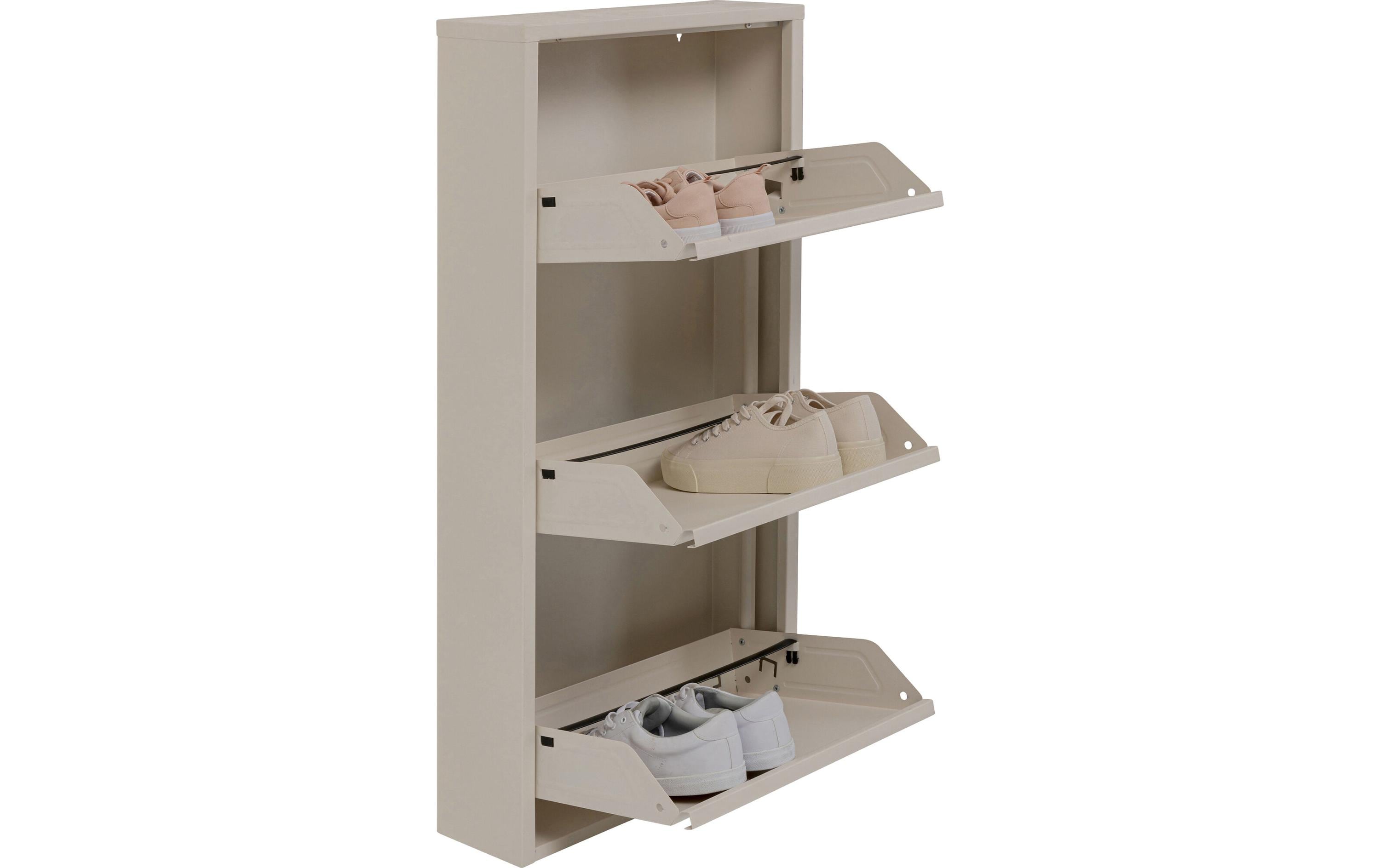 Kare Schuhschrank Caruso 100 x 50 cm, Crème