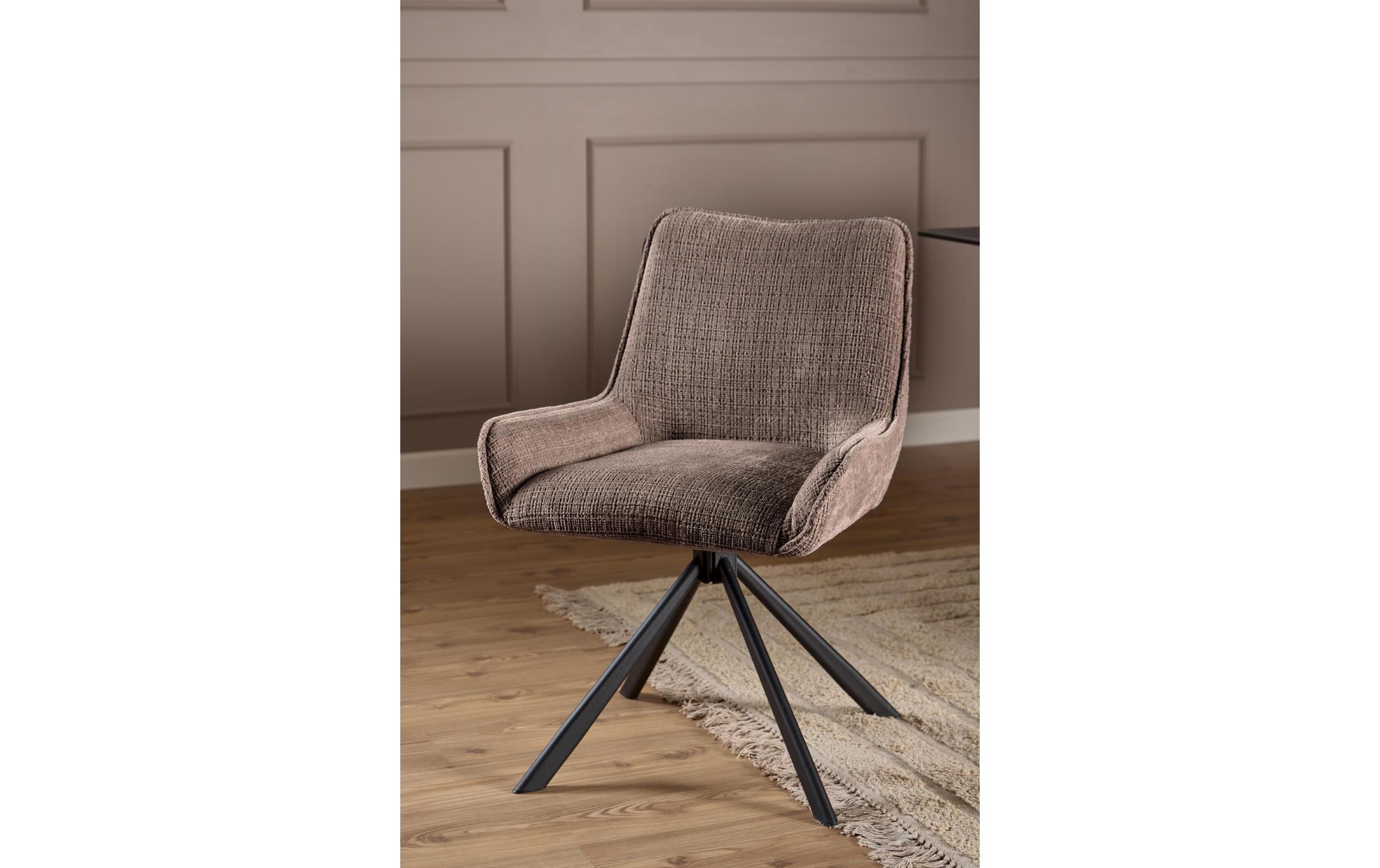 AC Design Stuhl Eddie 2 Stück, Braun