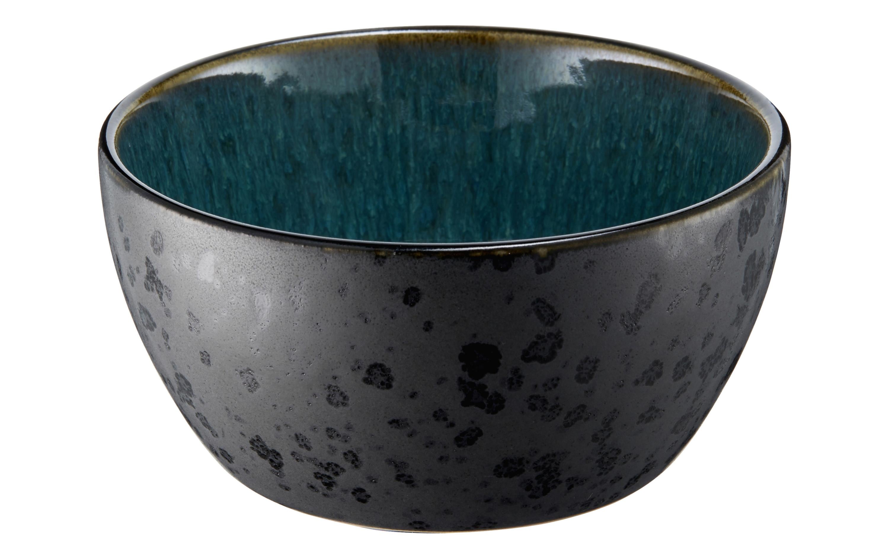 Bitz Snackschale 12 cm, 4 Stück, Schwarz/Grün