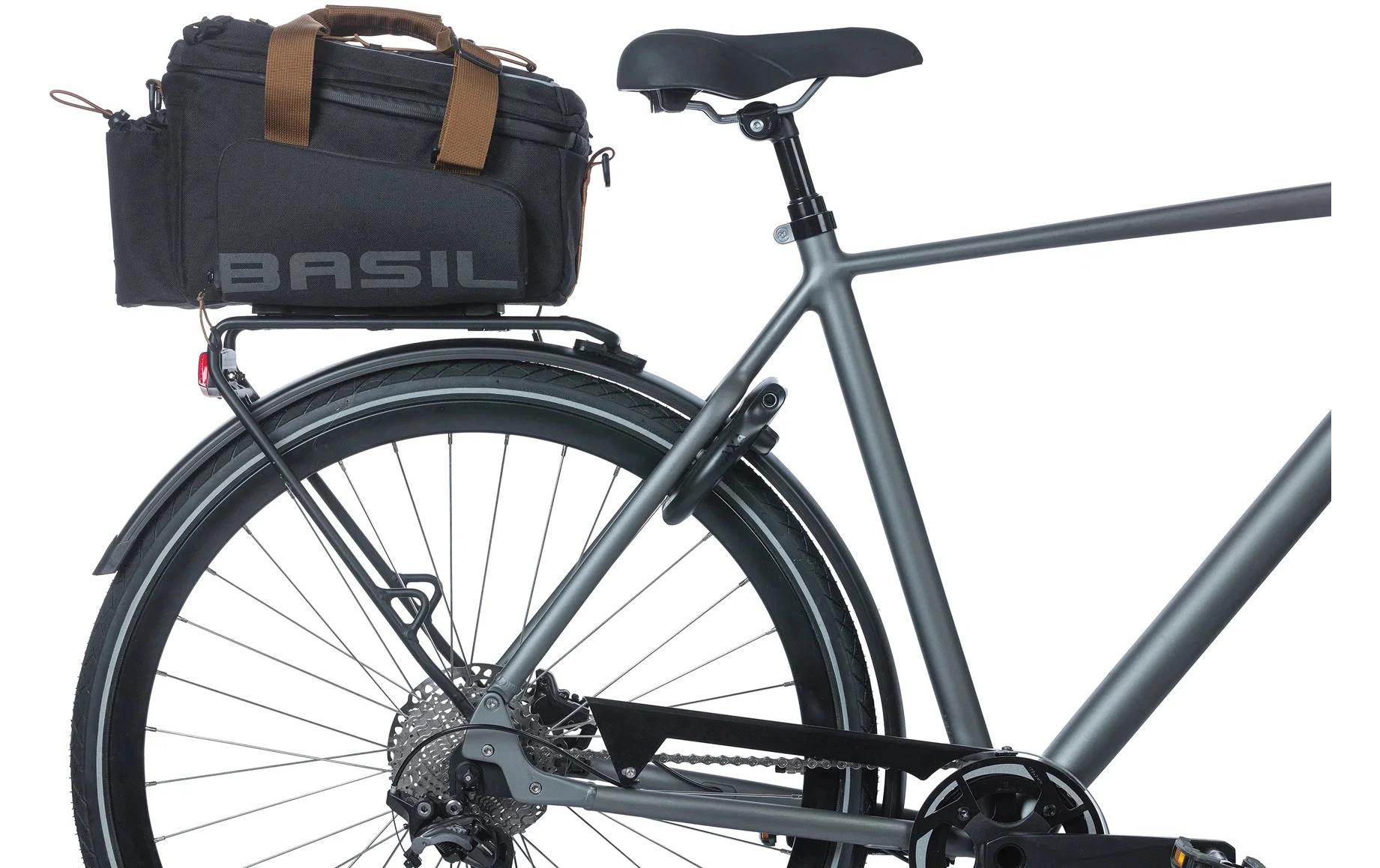 BASIL Gepäckträgertasche Miles XL Pro MIK 9-36 l schwarz