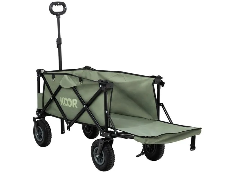 KOOR Leiterwagen mit Luftreifen Kjerre, Grün KOOR Leiterwagen mit Luftreifen Kjerre, Grün