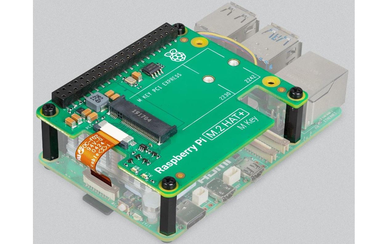 Raspberry Pi M.2 HAT+ für Raspberry Pi5 Raspberry Pi M.2 HAT+ für Raspberry Pi5