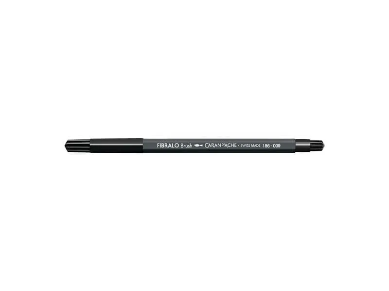 Caran d'Ache Filzstift Fibralo Brush 1 Stück, Schwarz Caran d'Ache Filzstift Fibralo Brush 1 Stück, Schwarz