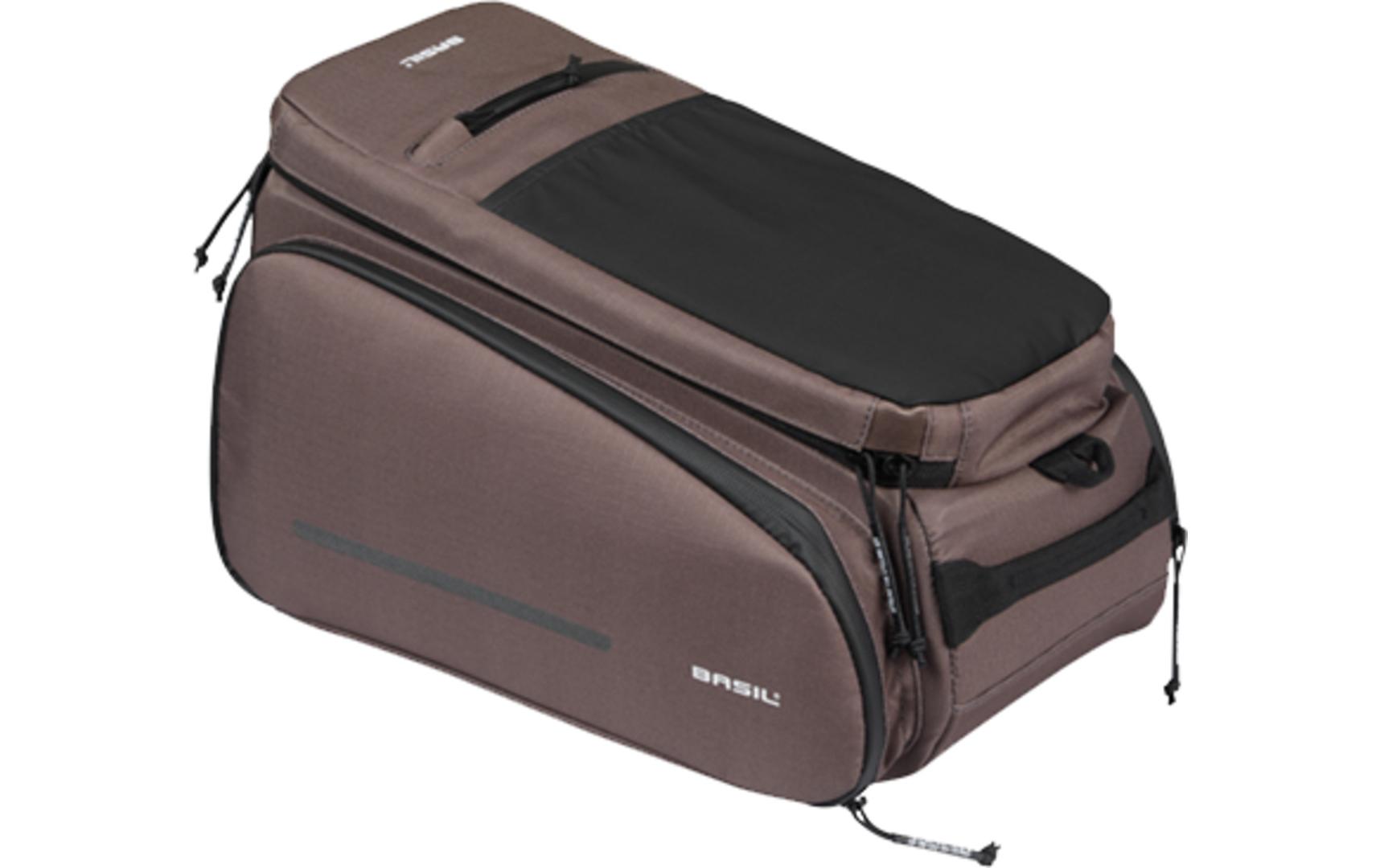 BASIL Gepäckträgertasche Move MIK 10-26 l, braun