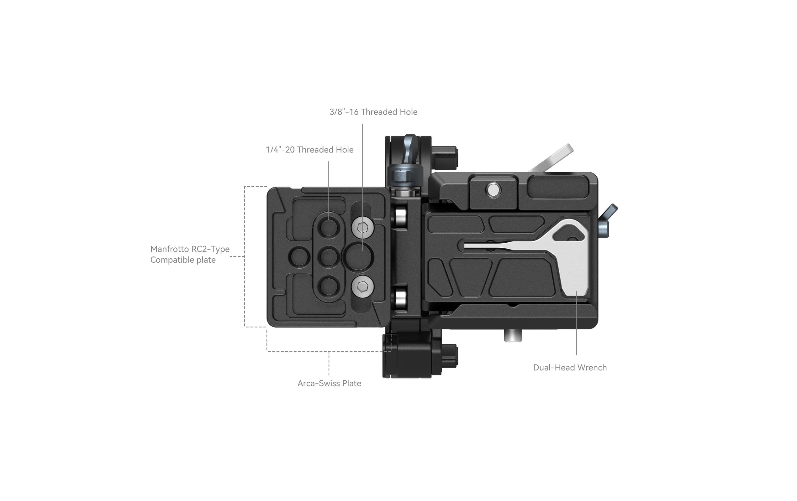 Smallrig Montageplatte Sony Alpha 1 / 7 / 9 / FX-series Kit Drehbar