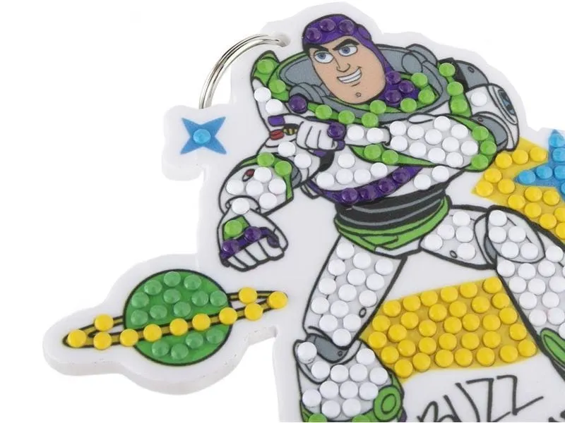 CRAFT Buddy Buzz Lightyear, Crystal Art Rucksack Anhänger CRAFT Buddy Buzz Lightyear, Crystal Art Rucksack Anhänger