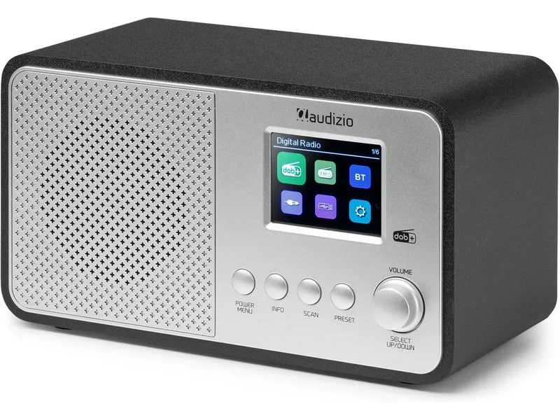 Audizio DAB+ Radio Avio Silber
