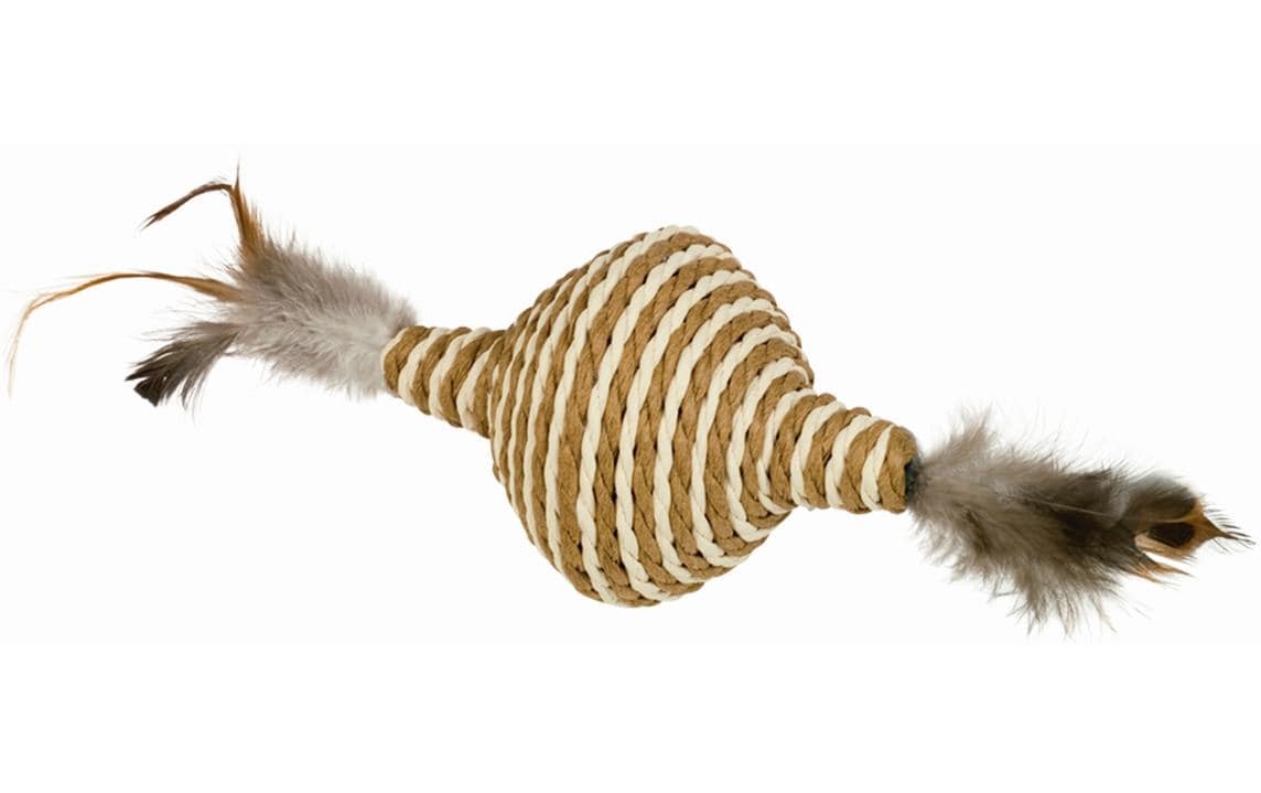 Nobby Katzen-Spielzeug Kreisel mit Rassel und Federn, 11 cm Nobby Katzen-Spielzeug Kreisel mit Rassel und Federn, 11 cm