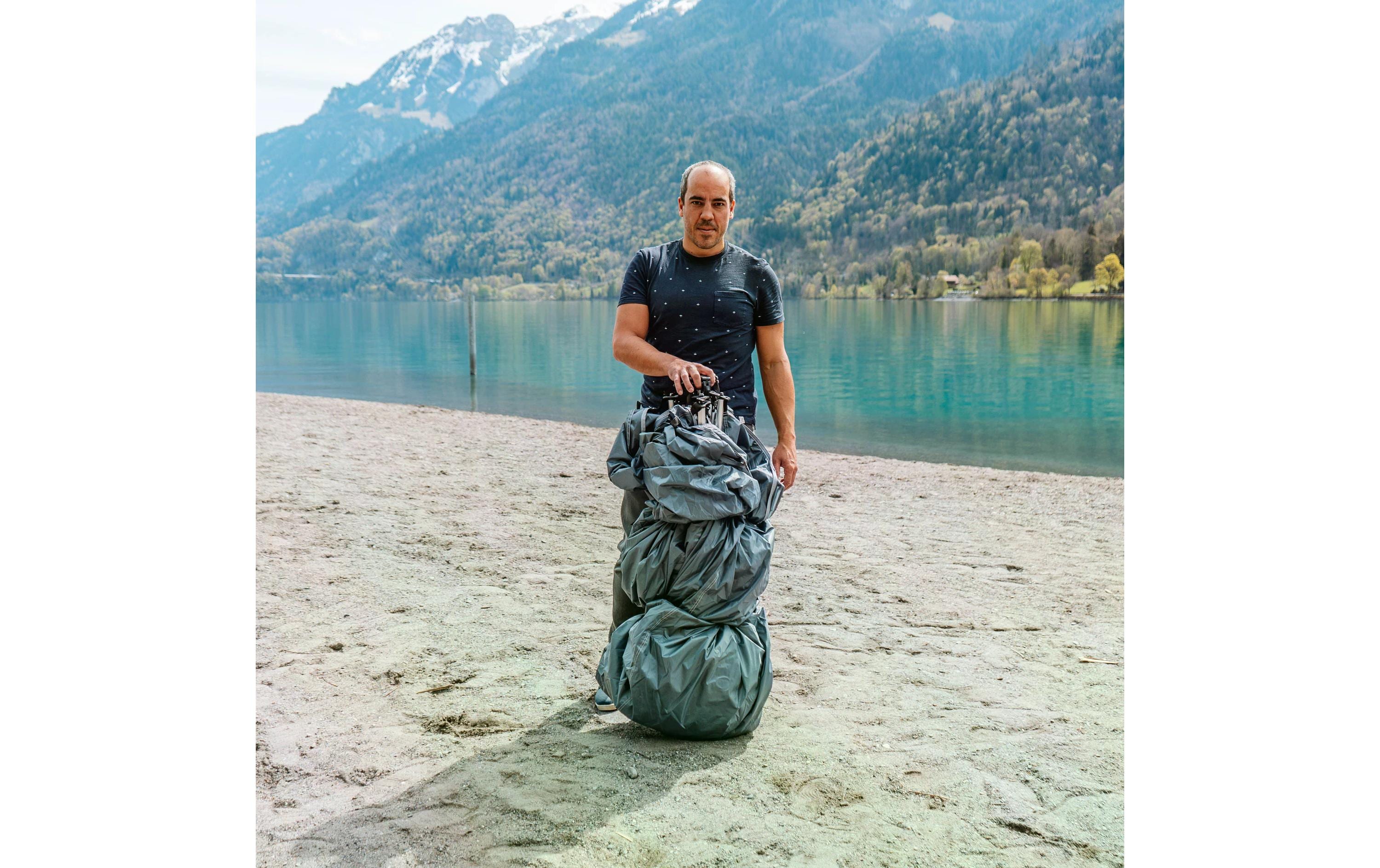 Trekony Pop-Up-Zelt Anthrazit