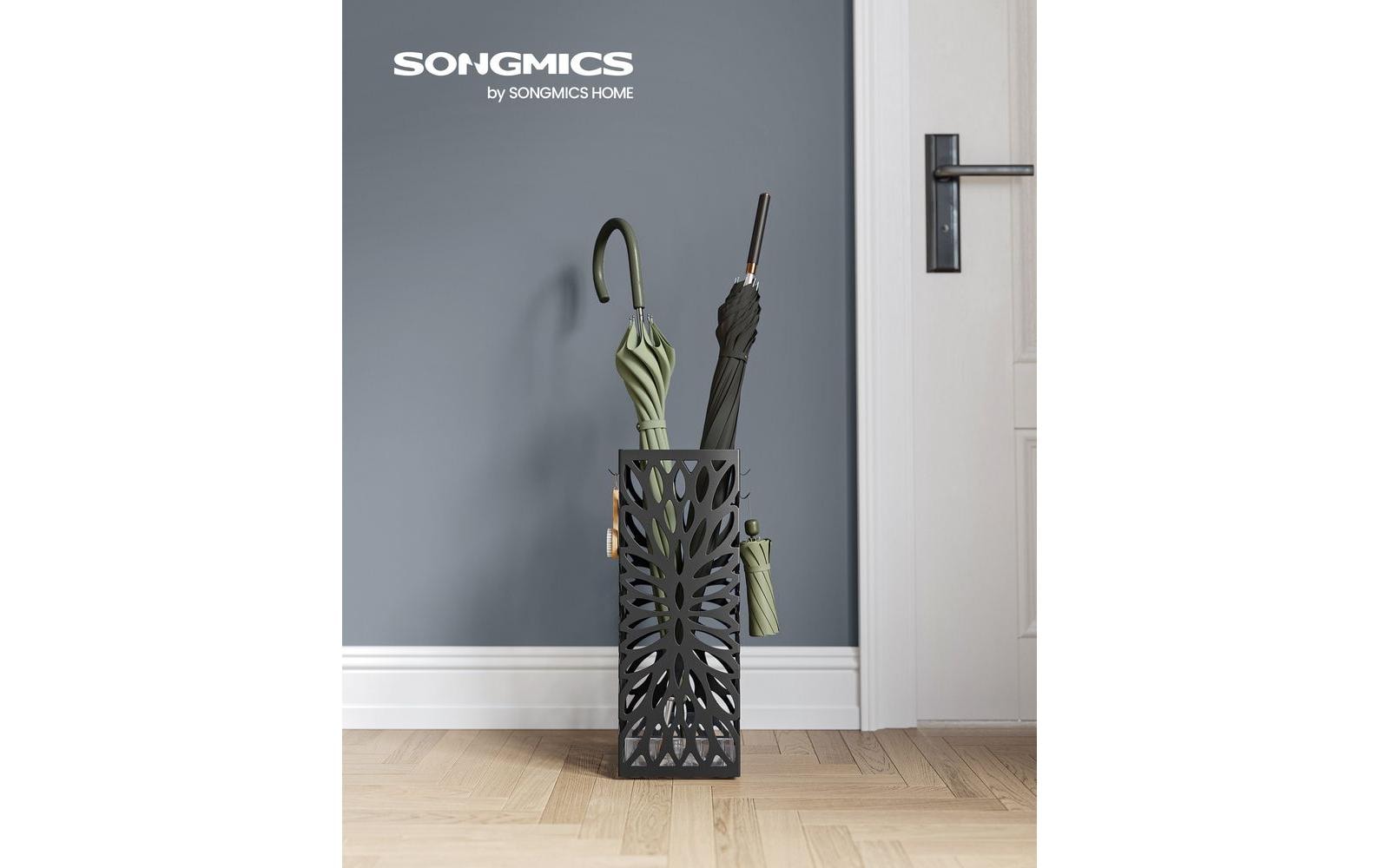 Songmics Schirmständer Grau