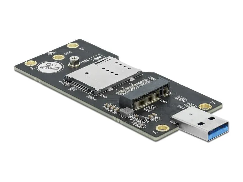 Delock Externes Gehäuse USB 3.0 zu M.2 mit SIM Slot Delock Externes Gehäuse USB 3.0 zu M.2 mit SIM Slot