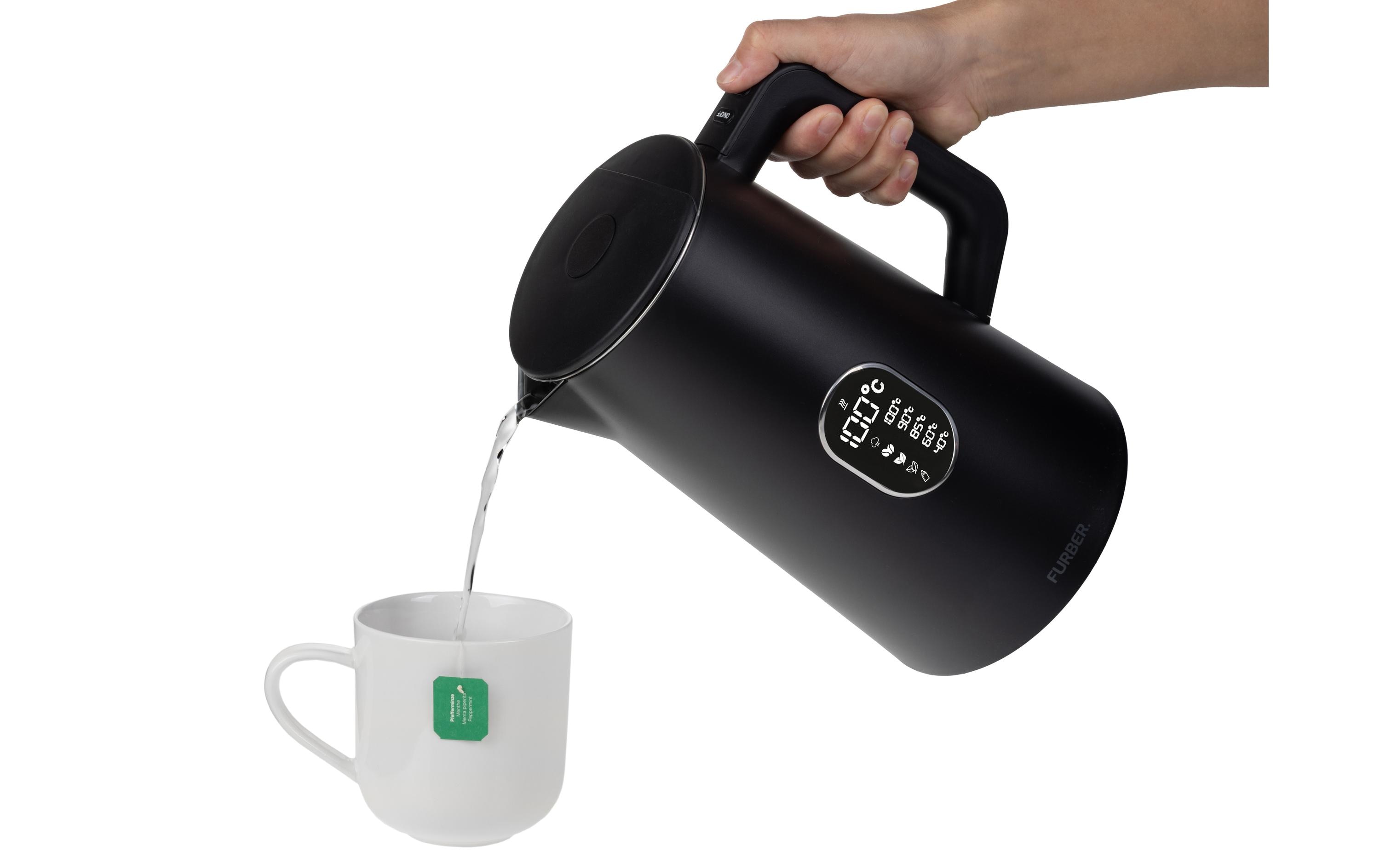 FURBER Wasserkocher Veloce, 1.5 L, Grau