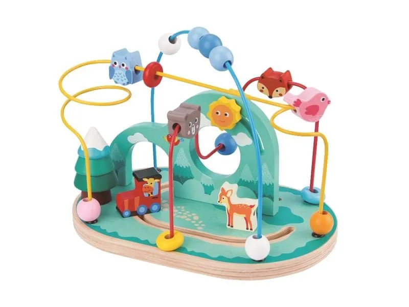 Spielba Holzspielwaren Motorikschleife Wald Spielba Holzspielwaren Motorikschleife Wald