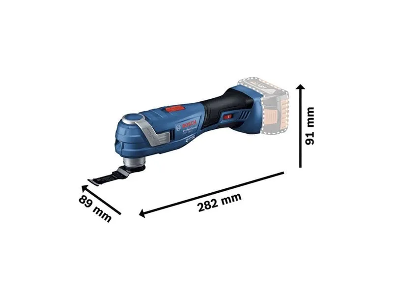 Bosch Professional Multifunktionswerkzeug GOP 18 V-34 Akku solo 0.601.8G2.001 Bosch Professional Multifunktionswerkzeug GOP 18 V-34 Akku solo 0.601.8G2.001
