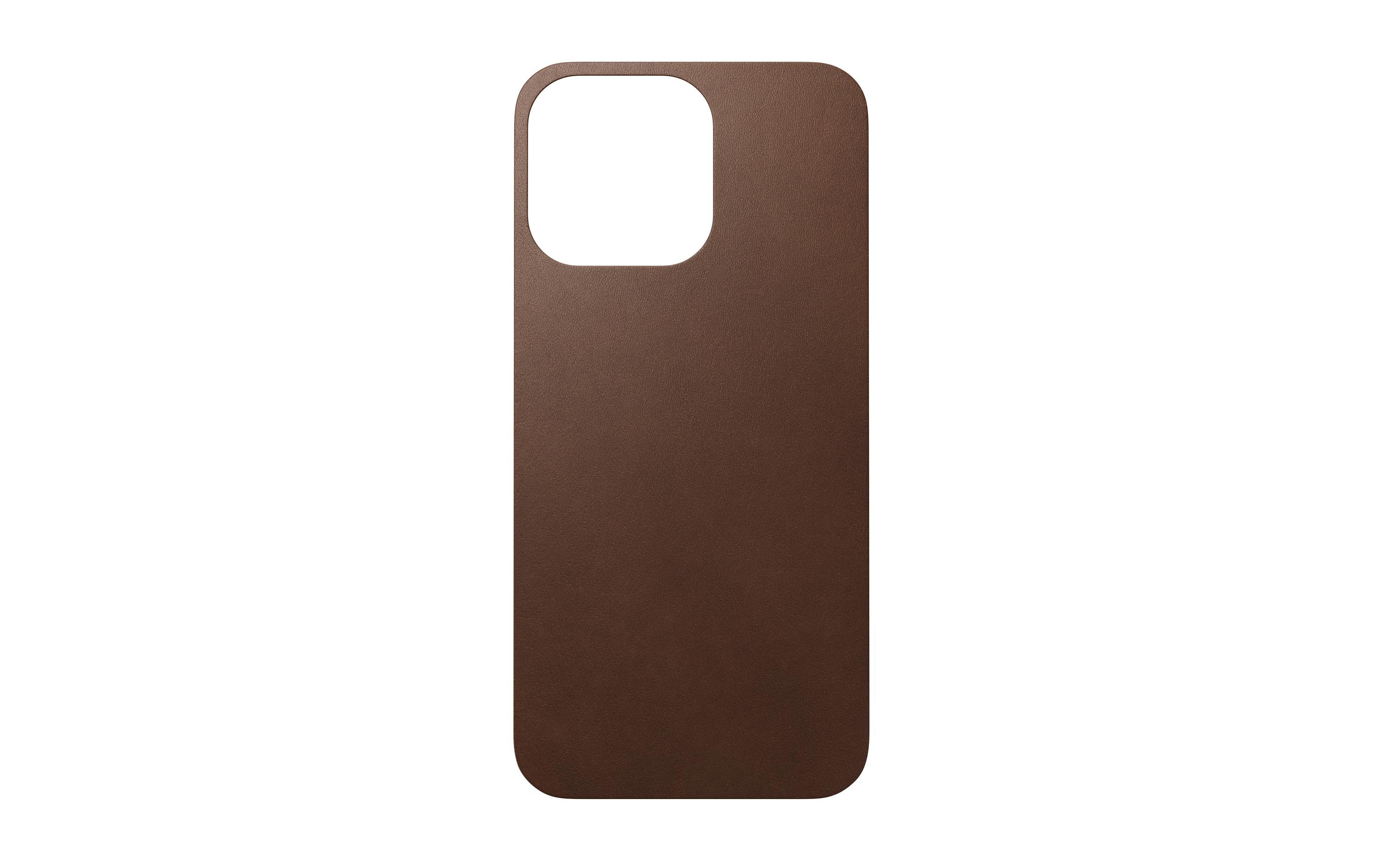 Nomad Leather Skin iPhone 13 Pro Max Braun