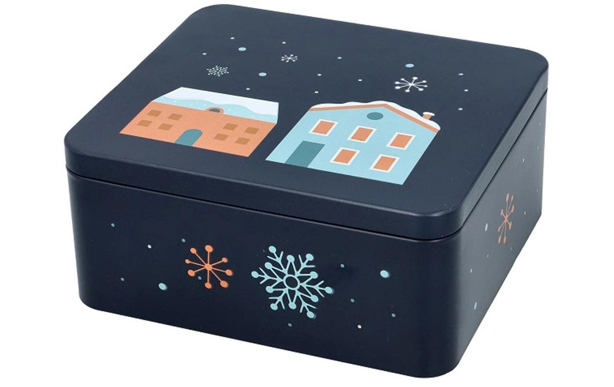 RBV Birkmann Guetzli-Dose Christmas Night Box L:18x16 cm, Box XL:21x19 cm