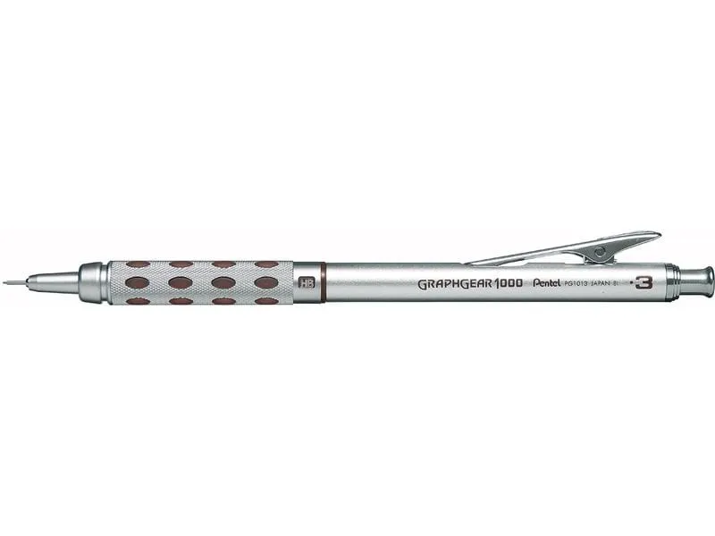 pentel Graphitstift sharp Silber/ Braun, 0.3 mm pentel Graphitstift sharp Silber/ Braun, 0.3 mm