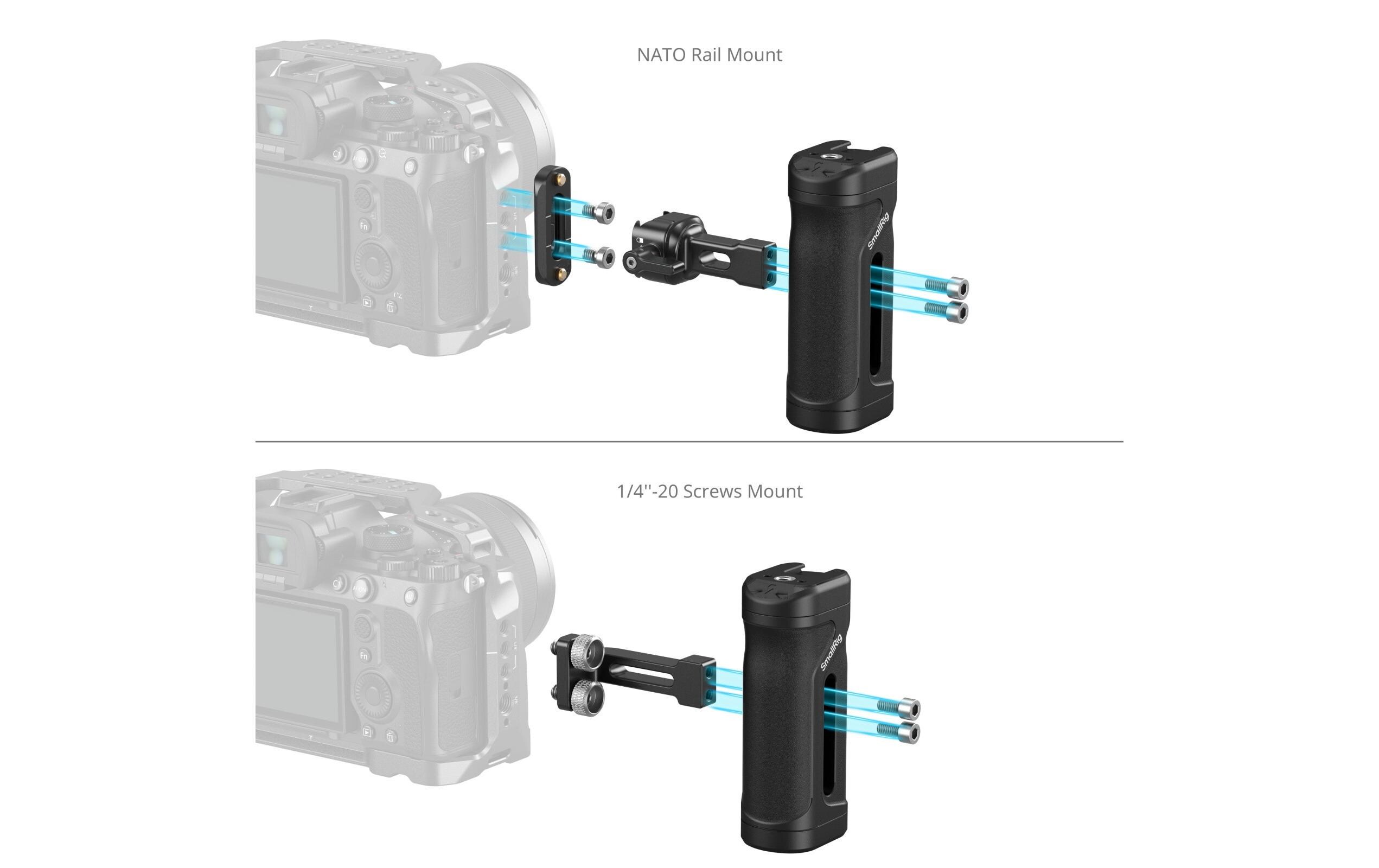 Smallrig Leichtgewichtiges Mini-Seitengriff-Kit