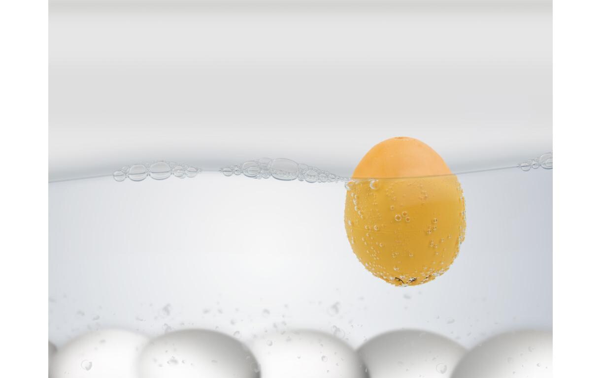 PiepEi Küchentimer Singende Eieruhr Weihnachten, Rot / Weiss