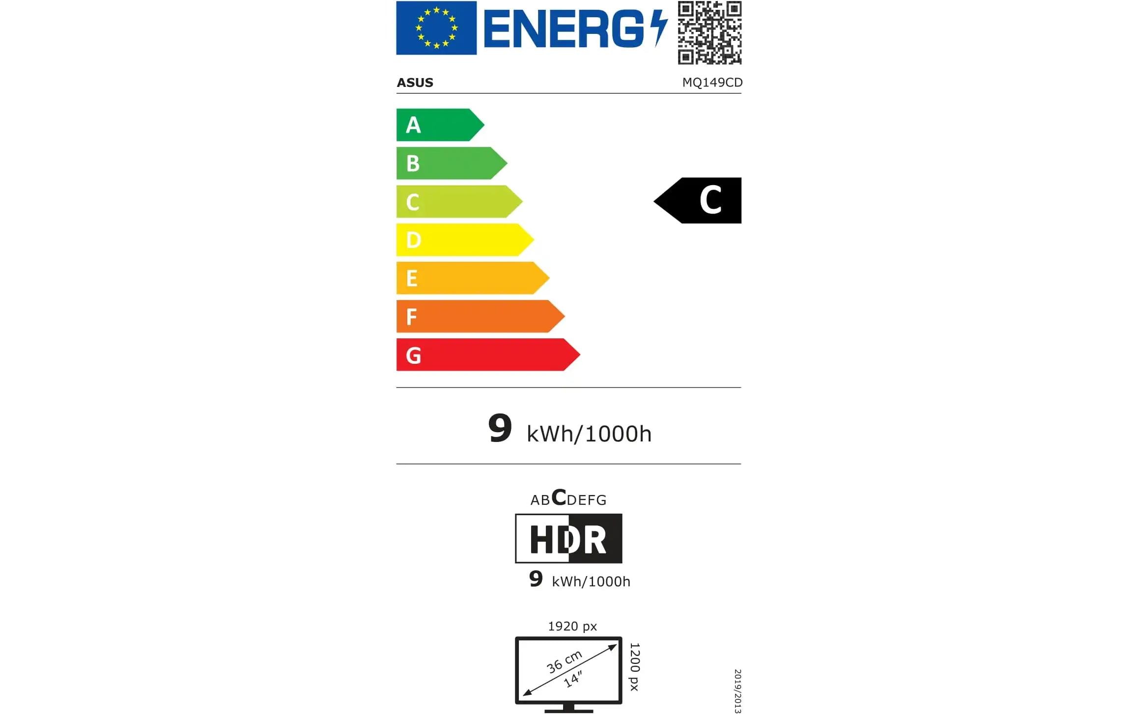 ASUS Monitor ZenScreen Duo OLED MQ149CD
