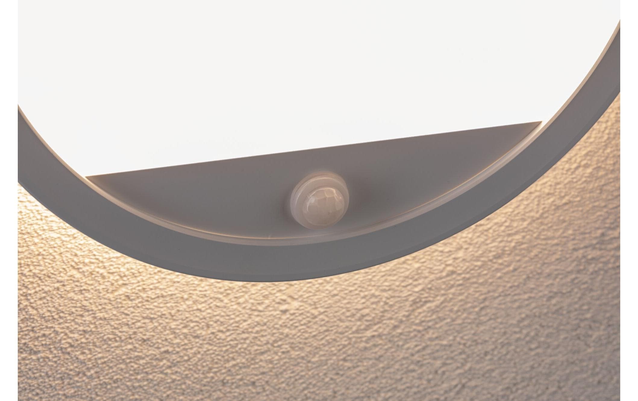 Paulmann Wandleuchte Lamina, Rund, 14W, 2200-3000K, PIR, Weiss