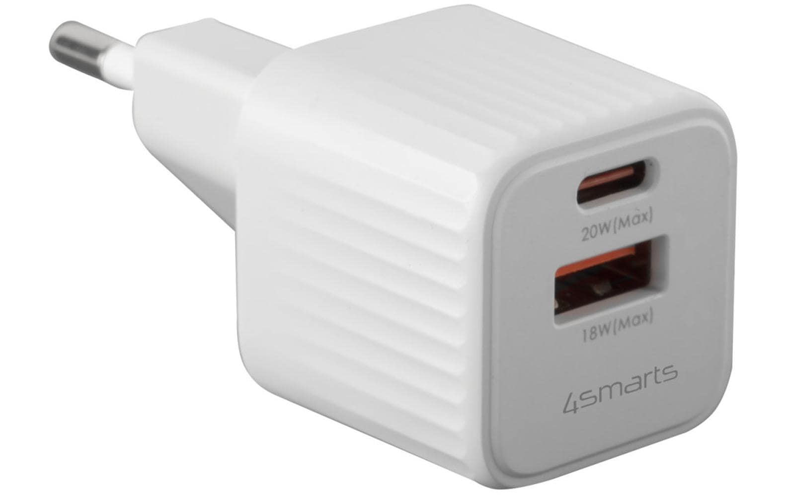 4smarts USB-Wandladegerät VoltPlug Duos Mini PD 20 W + Kabel