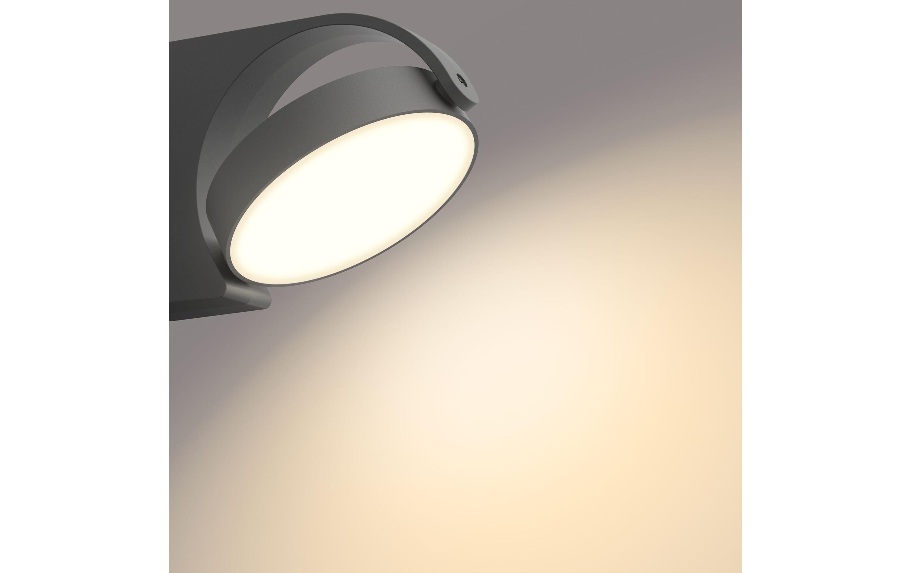 Philips Wandleuchte Mimosa 7W 2700K Anthrazit