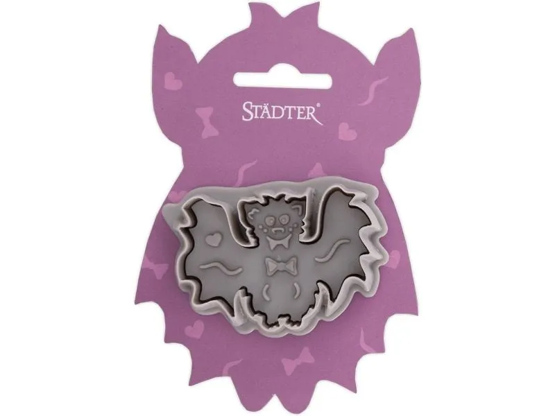 Städter Präge-Ausstecher Fledermaus 4.3 x 6 cm, Grau Städter Präge-Ausstecher Fledermaus 4.3 x 6 cm, Grau