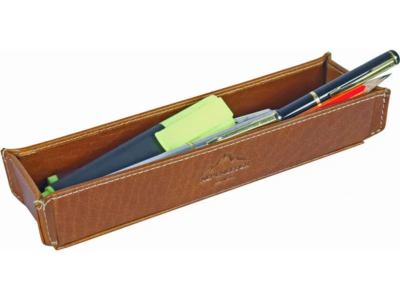 Alpenleder Stiftehalter Zenta Braun Alpenleder Stiftehalter Zenta Braun