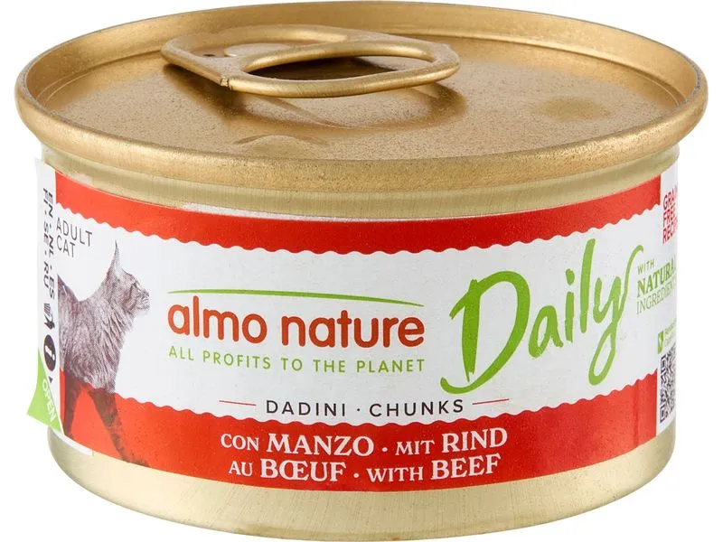 Almo Nature Nassfutter Daily mit Rind 85g Almo Nature Nassfutter Daily mit Rind 85g