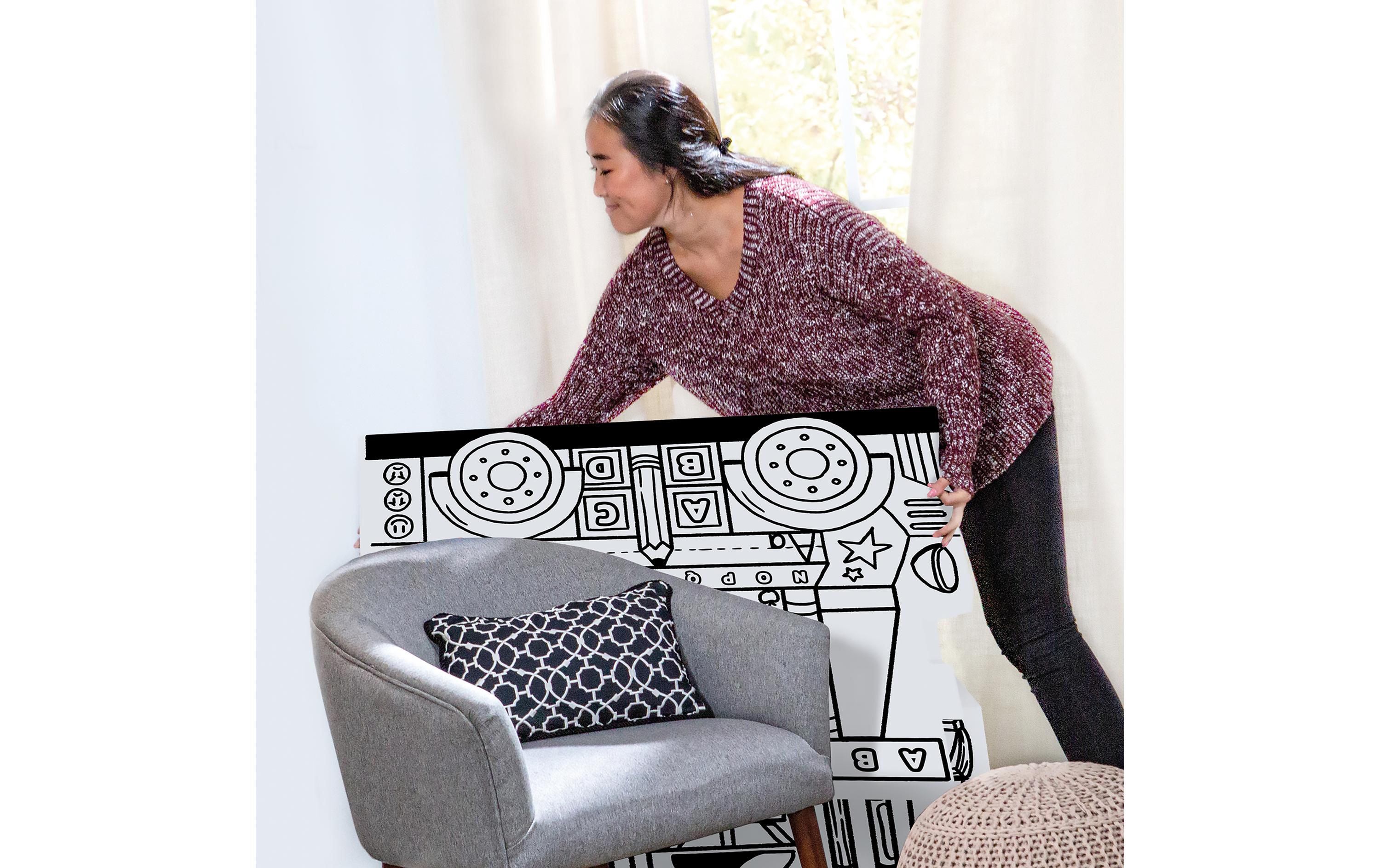 Fellowes Ausmal-Spielbus Outer 83.8 x 78.7 x 114.3 cm