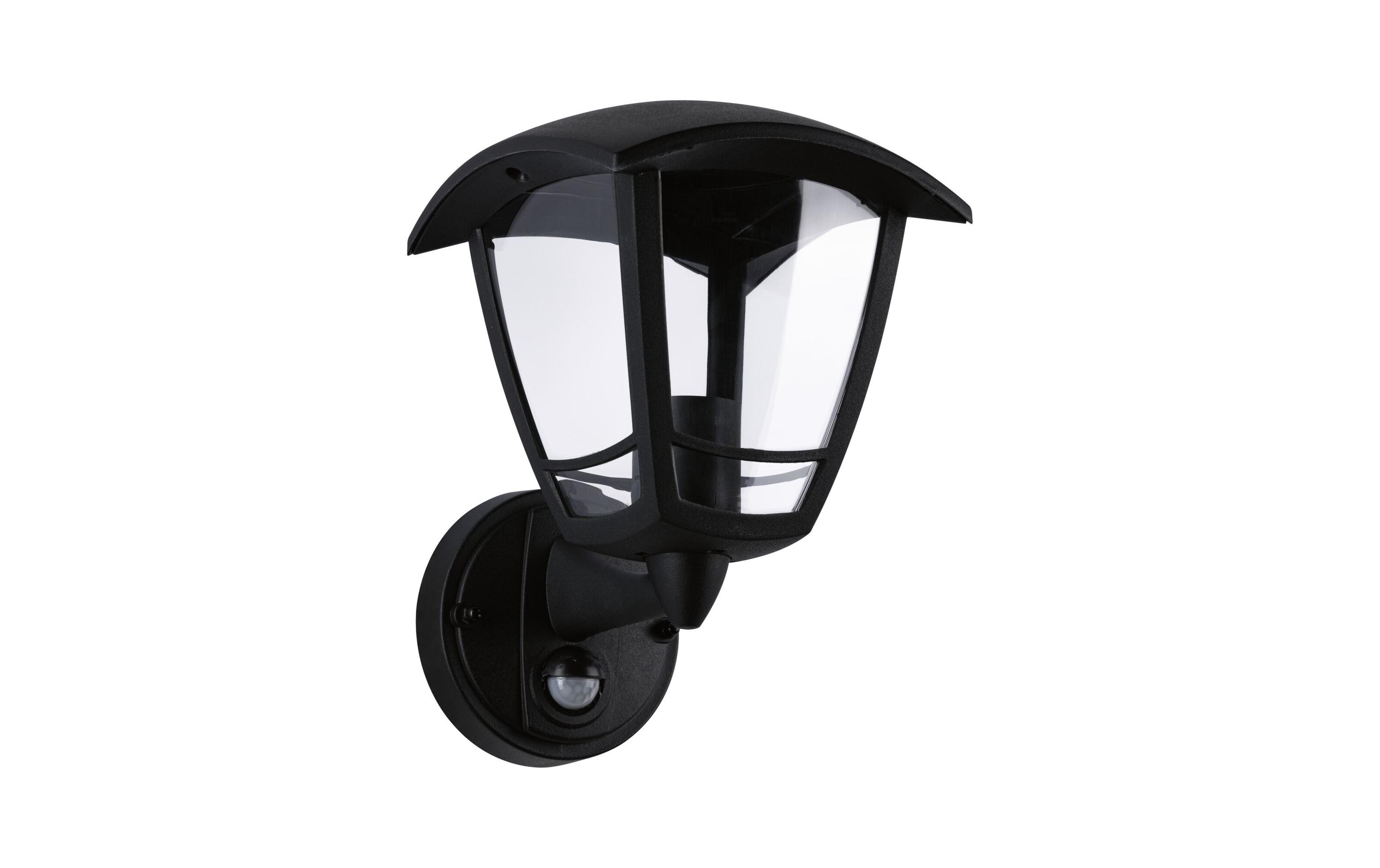 Paulmann Wandleuchte Classic Curved Bewegungsmelder Schwarz, eckig Paulmann Wandleuchte Classic Curved Bewegungsmelder Schwarz, eckig