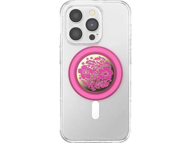 PopSockets Halterung PopGrip Lace Hot Pink Enamel