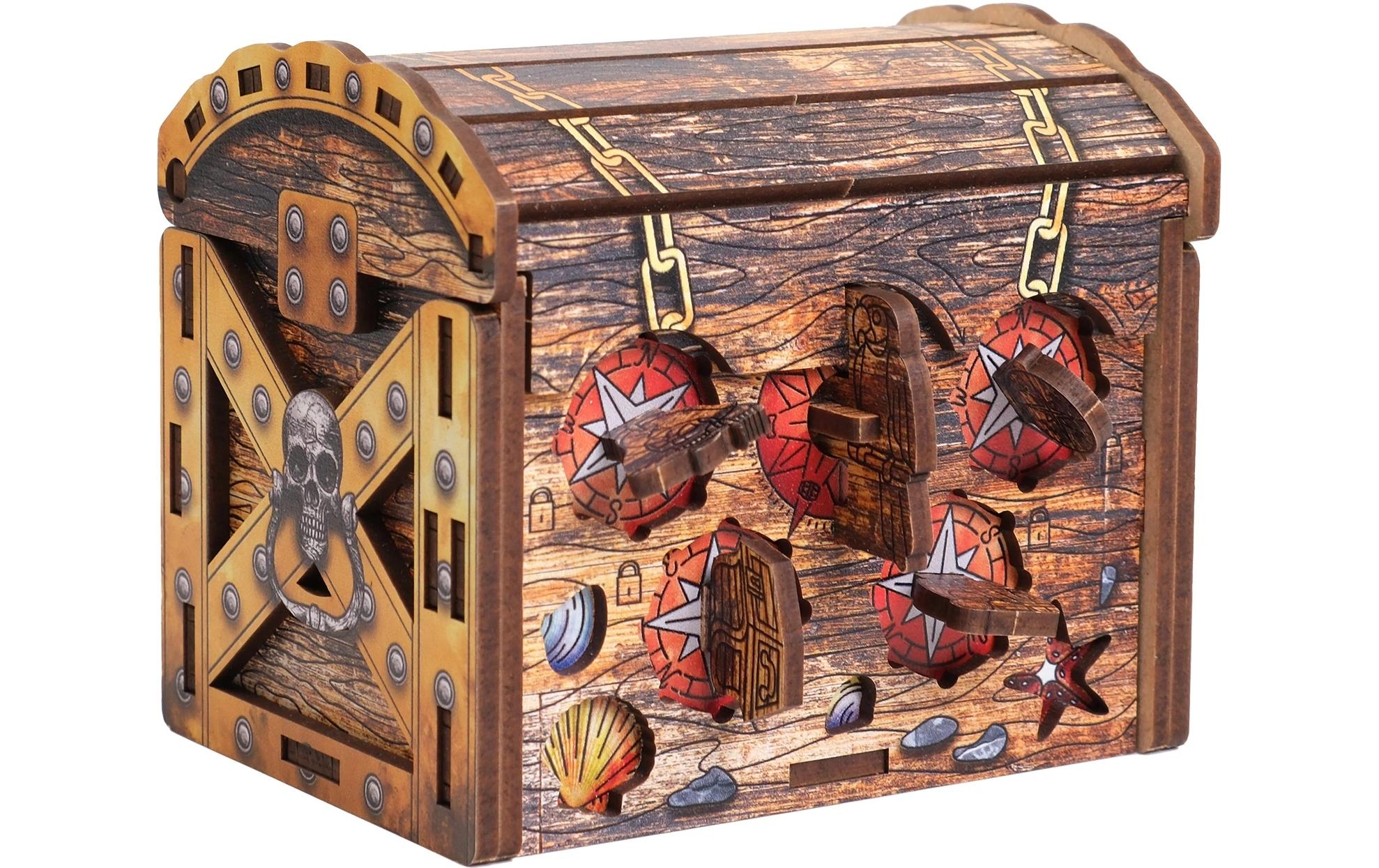 Escape Welt Rätselspiel Art Secret Box «Piraten Schatzkiste»