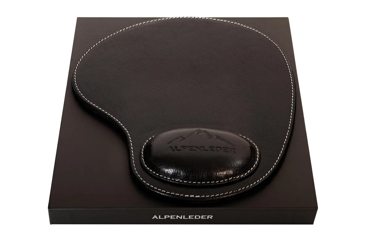 Alpenleder Mausmatte Salem Ebenholz