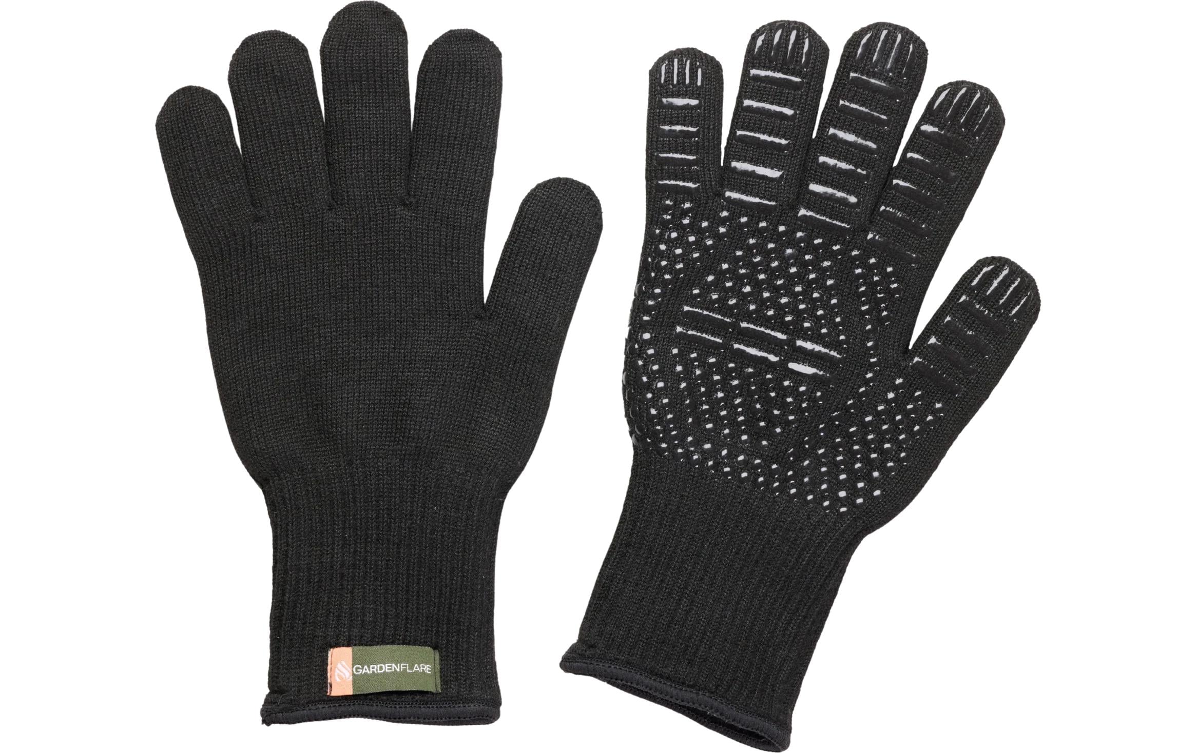 Gardenflare Grillhandschuh - und Hitze-Paar Schwarz Gardenflare Grillhandschuh - und Hitze-Paar Schwarz
