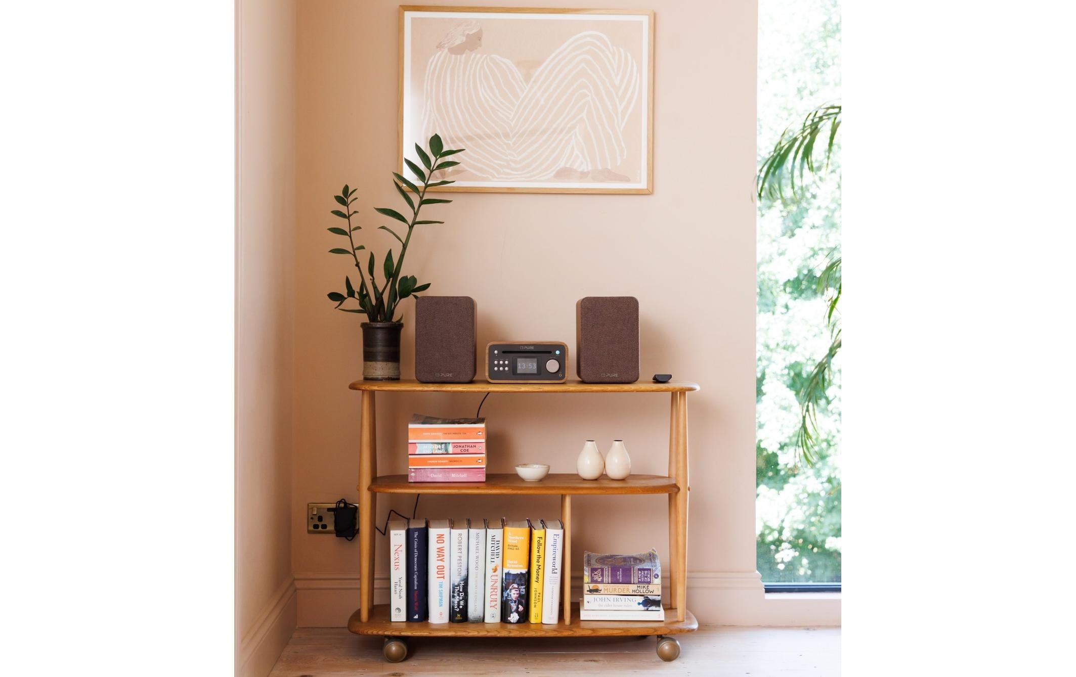 Pure Micro-HiFi Anlage Classic Stereo Mini Walnuss