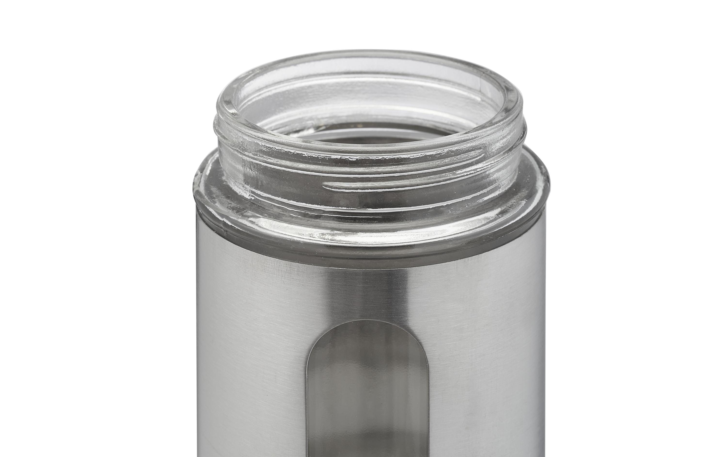 relaxdays Gewürzstreuer XL Silber/Transparent, 6 Stück