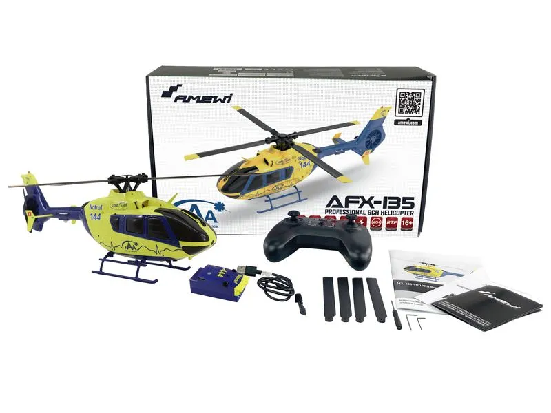 Amewi Helikopter AFX-135 PRO Alpine Air Ambulance Brushless CP RTF