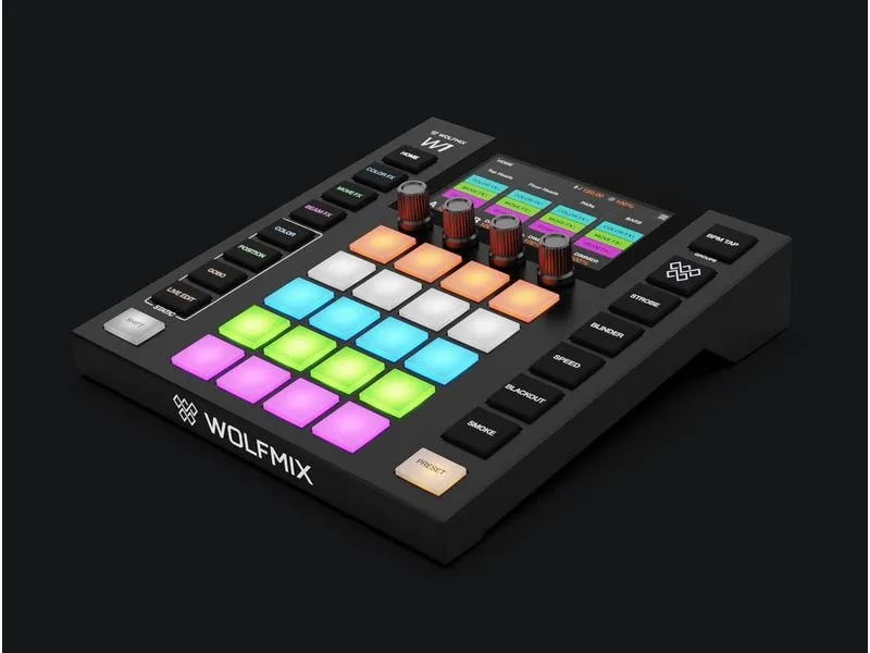 Wolfmix Wolfmix W1 MK3 Lichtsteuerung Standalone DMX Controller Wolfmix Wolfmix W1 MK3 Lichtsteuerung Standalone DMX Controller