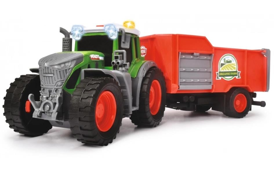 Dickie Toys Landwirtschaftsfahrzeug Fendt Traktor mit Anhänger
