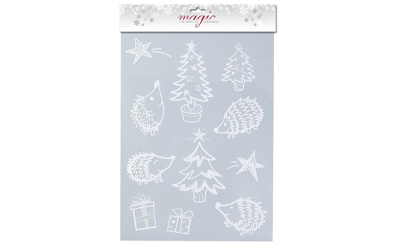 INGES CHRISTMAS DECOR Fensterfolie Weihnachten 40 cm