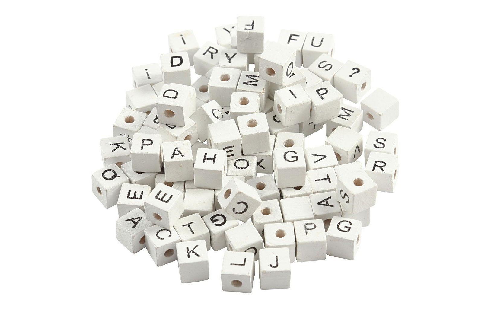 Creativ Company Buchstabenperlen 8 mm x 8 mm x 8 mm Holz Creativ Company Buchstabenperlen 8 mm x 8 mm x 8 mm Holz