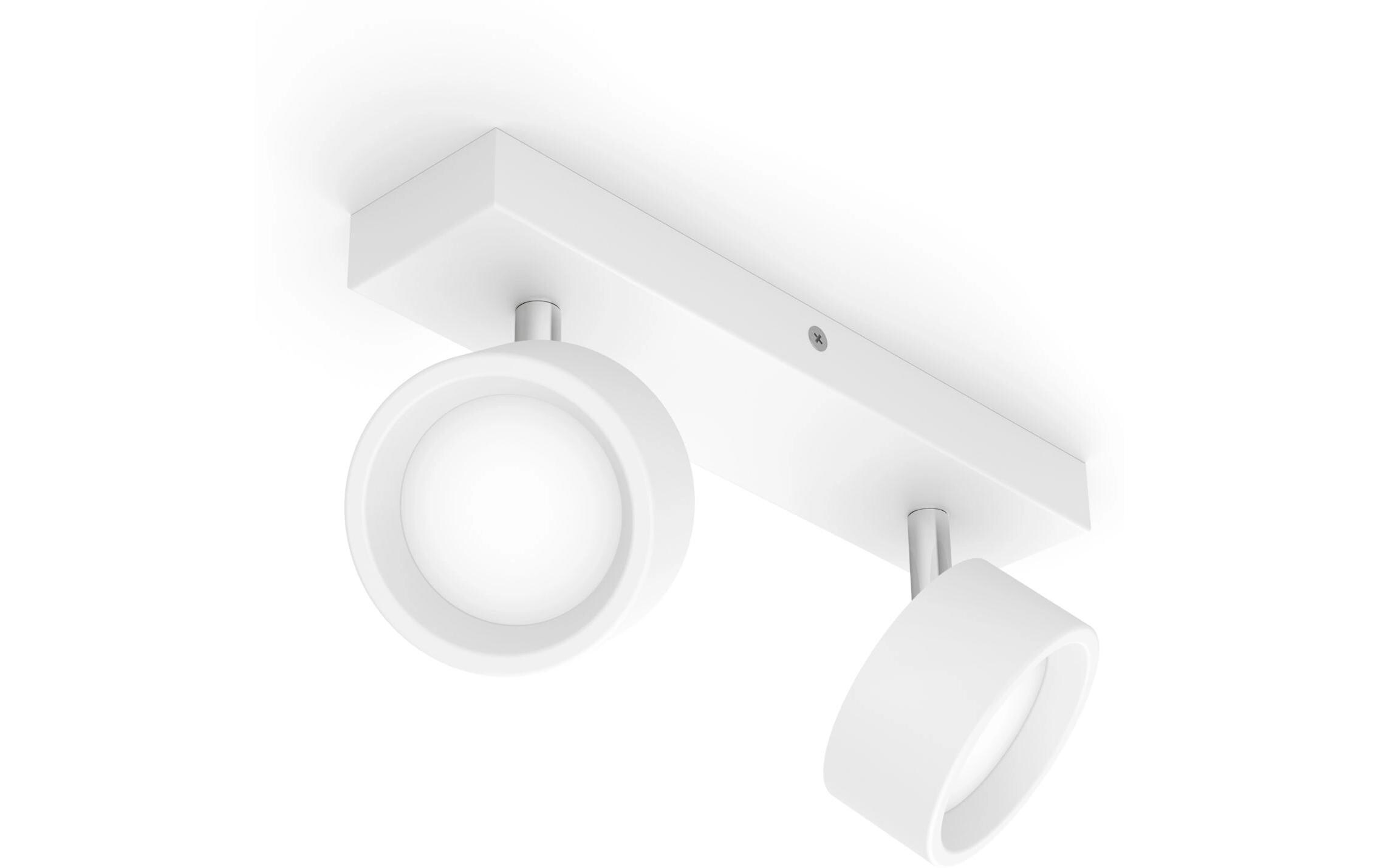 Philips Aufbauspot Bracia 2 x 5.5W 2700K Weiss Philips Aufbauspot Bracia 2 x 5.5W 2700K Weiss