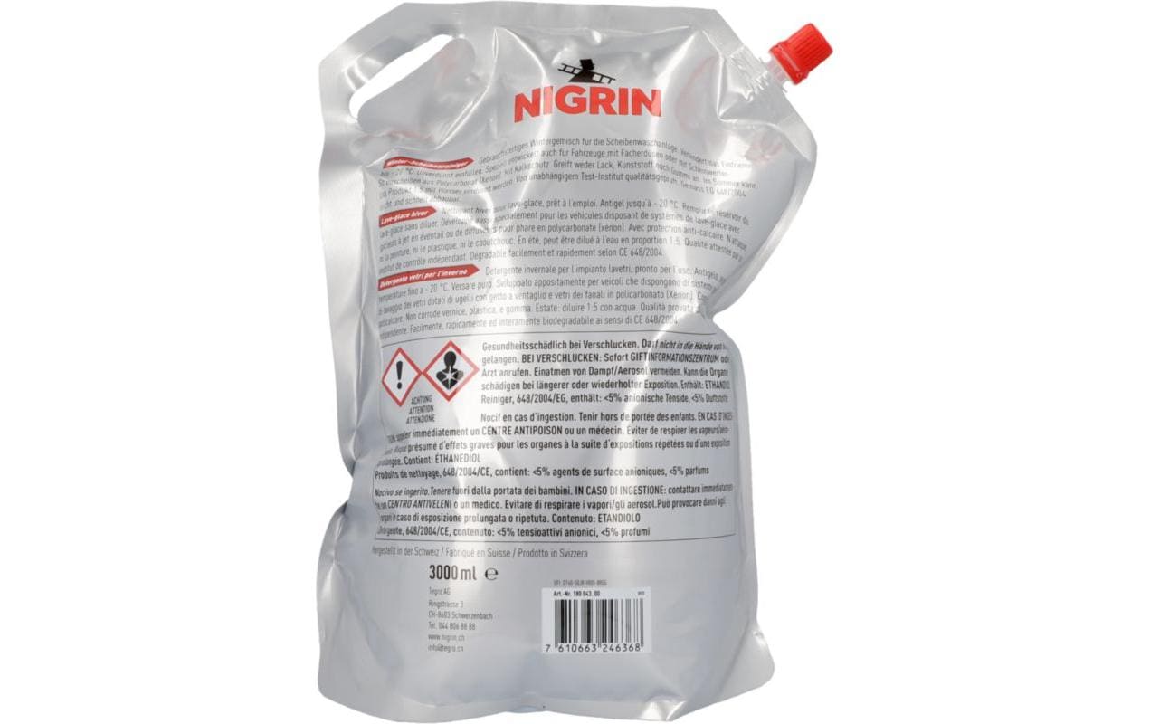 Nigrin Winter-Scheibenreiniger Lemon Air, 3 l